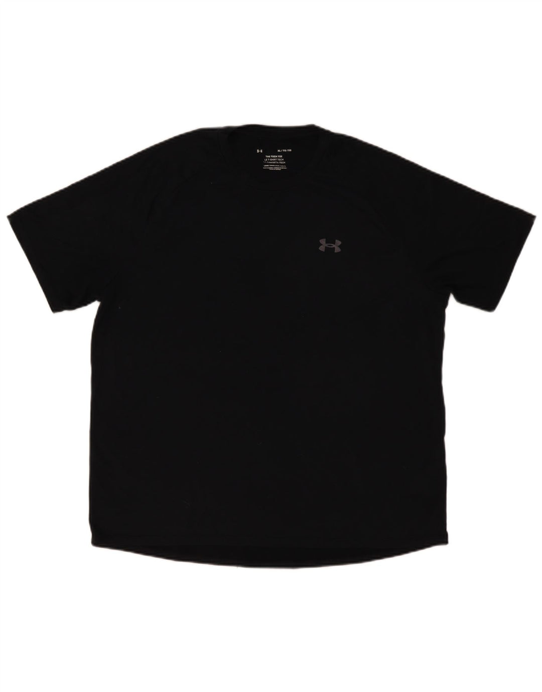 Under Armour Herre T-Shirt Top XL Sort Polyester