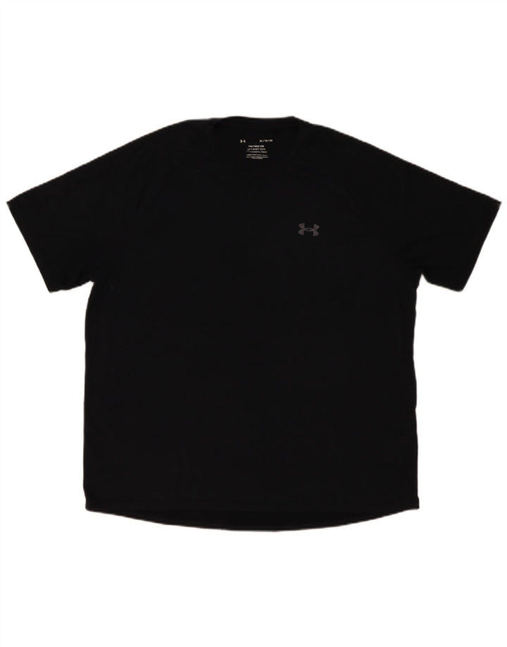 Under Armour Herre T-Shirt Top XL Sort Polyester