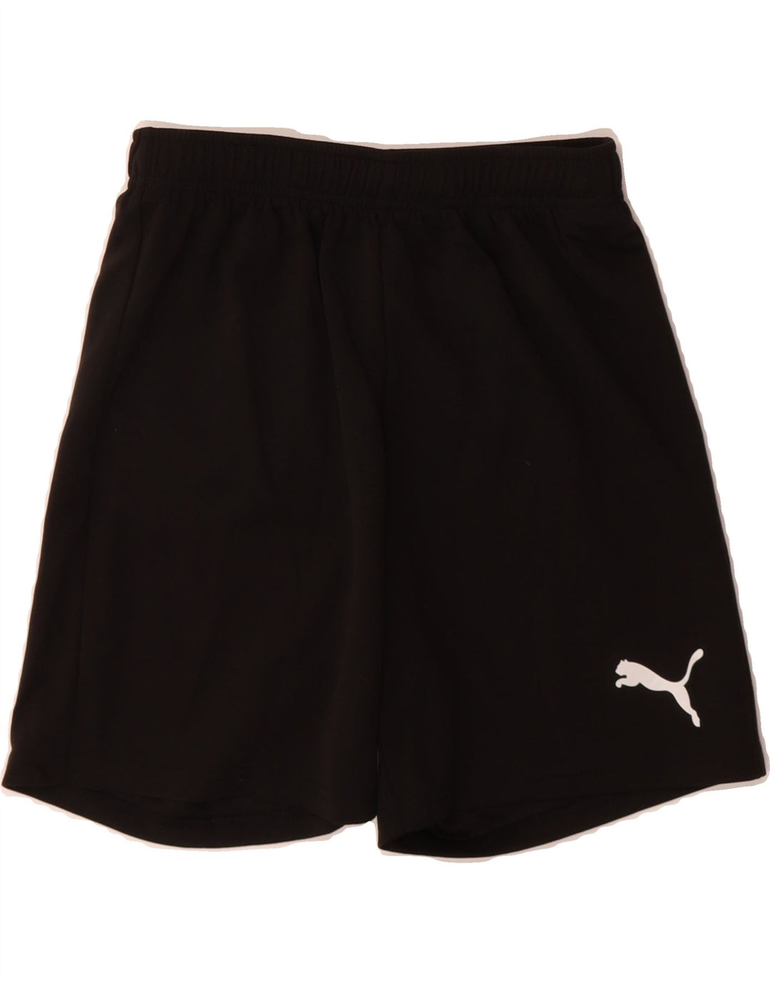 PUMA Boys Sport Shorts 13-14 Years Black Polyester Vintage Puma and Second-Hand Puma from Messina Hembry 