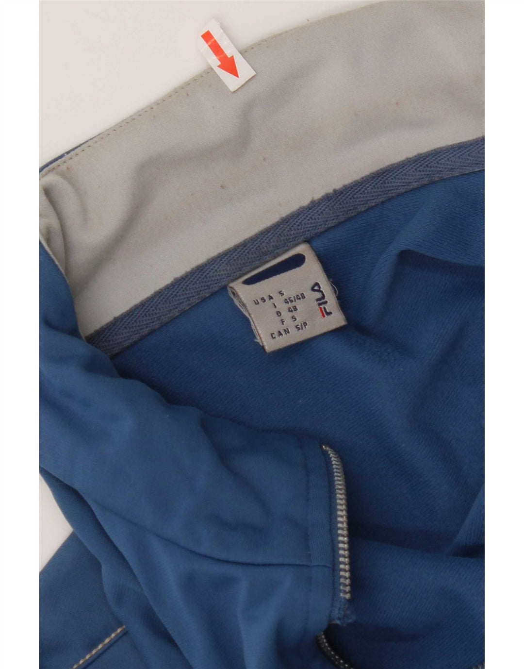Fila Træningsdragt til mænd Topjakke IT 46/48 Lille Blå Colourblock Polyester