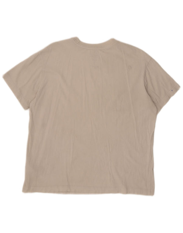 Nike Herre Loose Fit T-shirt Top Medium Off White Bomuld