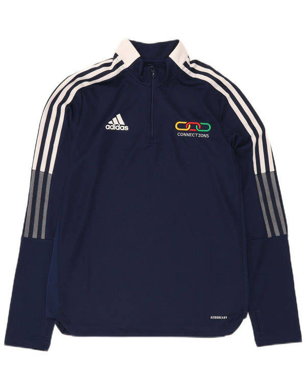 ADIDAS Aeroready Graphic Pullover Træningsdragt Top 13-14 år Navy Blue