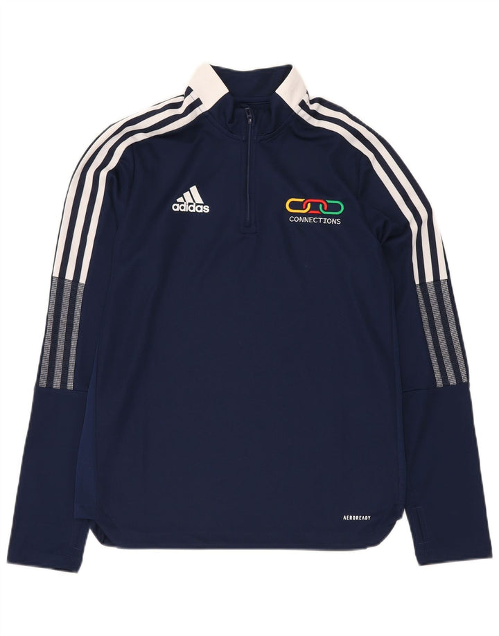ADIDAS Aeroready Graphic Pullover Træningsdragt Top 13-14 år Navy Blue