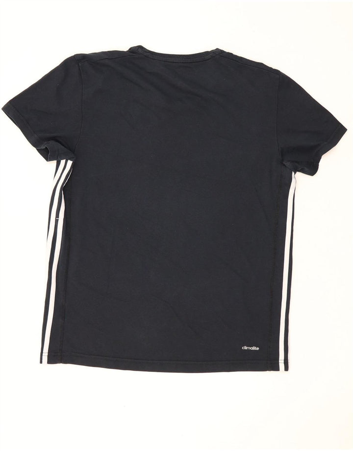 Adidas Herre Climalite T-Shirt Top Medium Sort