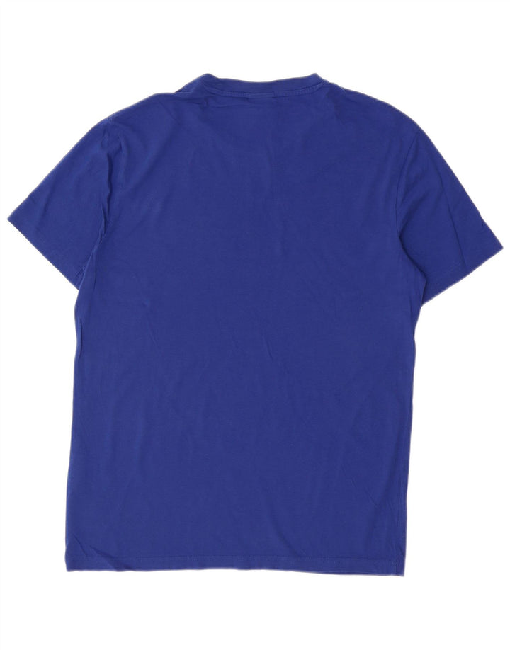 Champion Herre grafisk T-shirt Top Medium Blue Bomuld