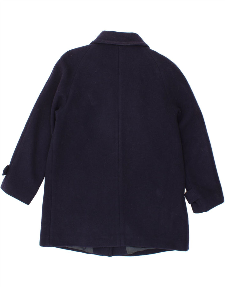 DAVID BARRY Womens Overcoat UK 16 Large  Navy Blue Vintage David Barry and Second-Hand David Barry from Messina Hembry 