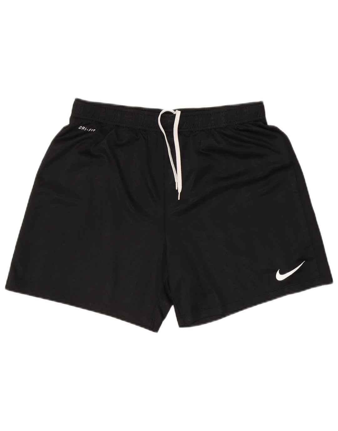 Nike Herre Dri Fit sportsshorts store sortstribede polyester