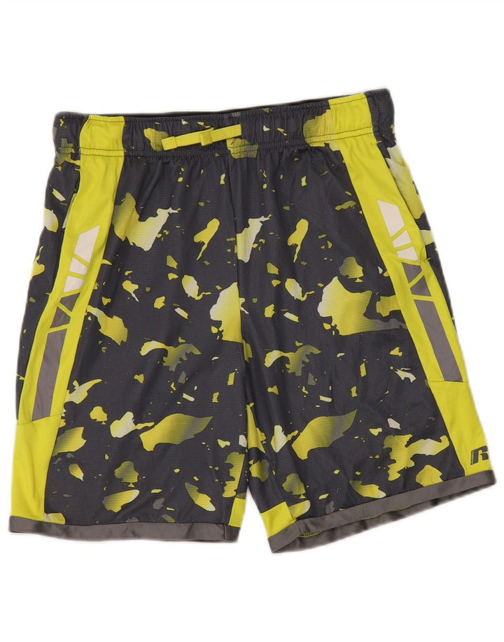 Russell Athletic Boys Sportsshorts 15-16 år 2XL Grå Camouflage