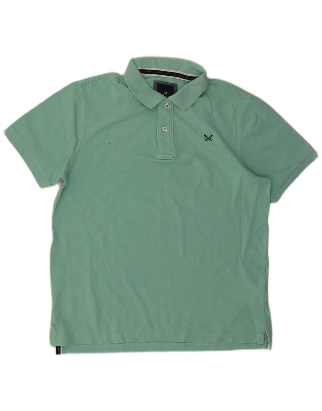 CREW TØJ Herre poloshirt Stor turkis bomuld