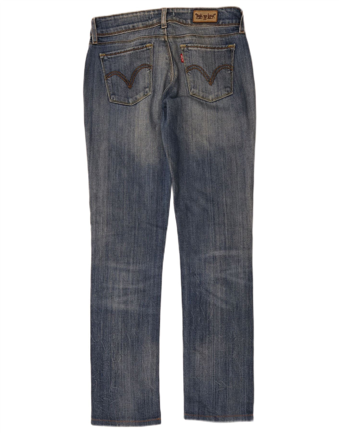 Levi's Dame 571 Slim Jeans W29 L30 Blå Bomuld