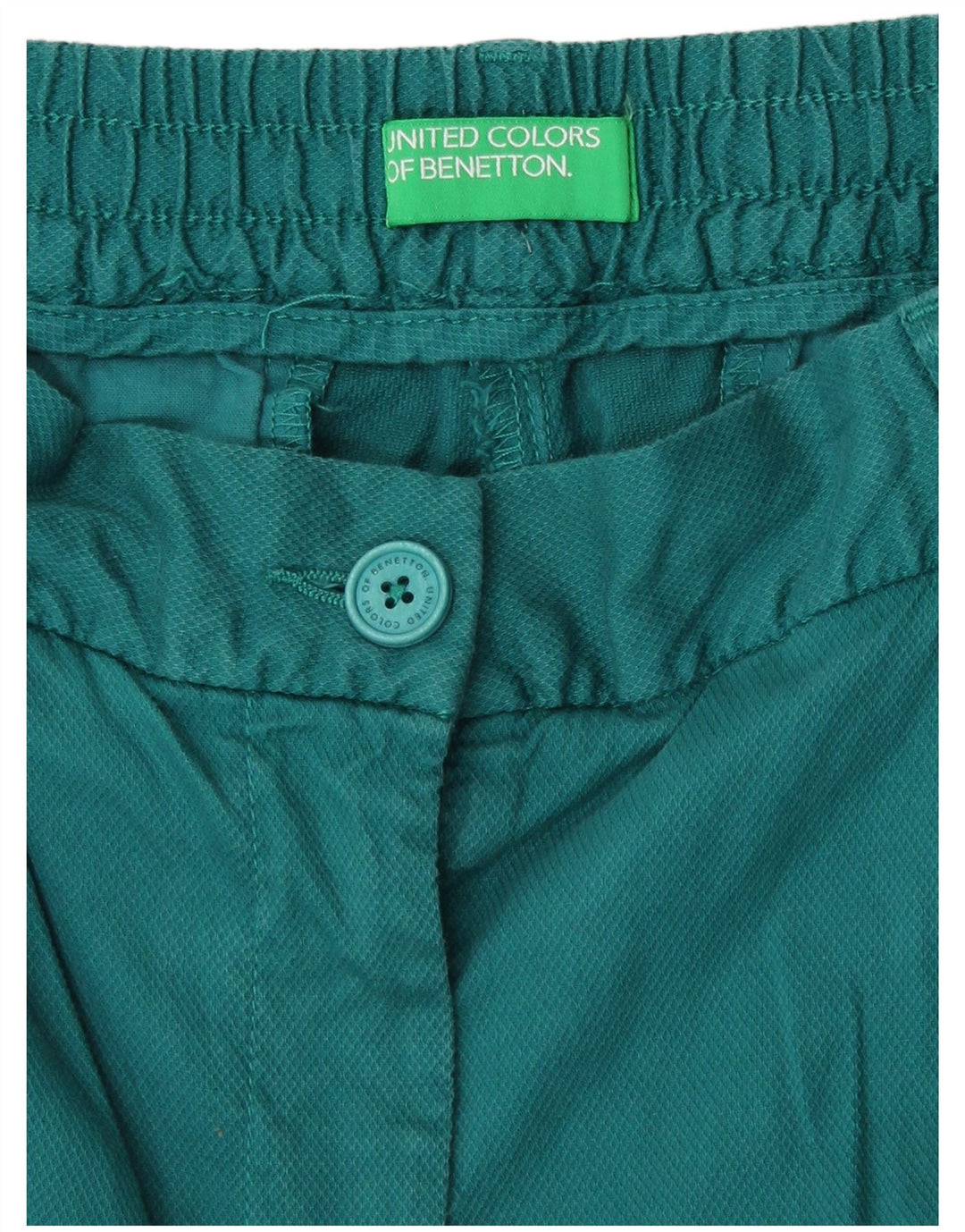 Benetton chinoshorts til kvinder W28 mellemgrøn