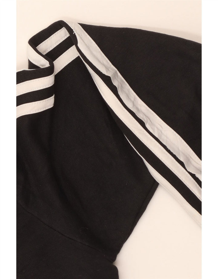 Adidas Sweatshirt-trøje til mænd, lille sort bomuld