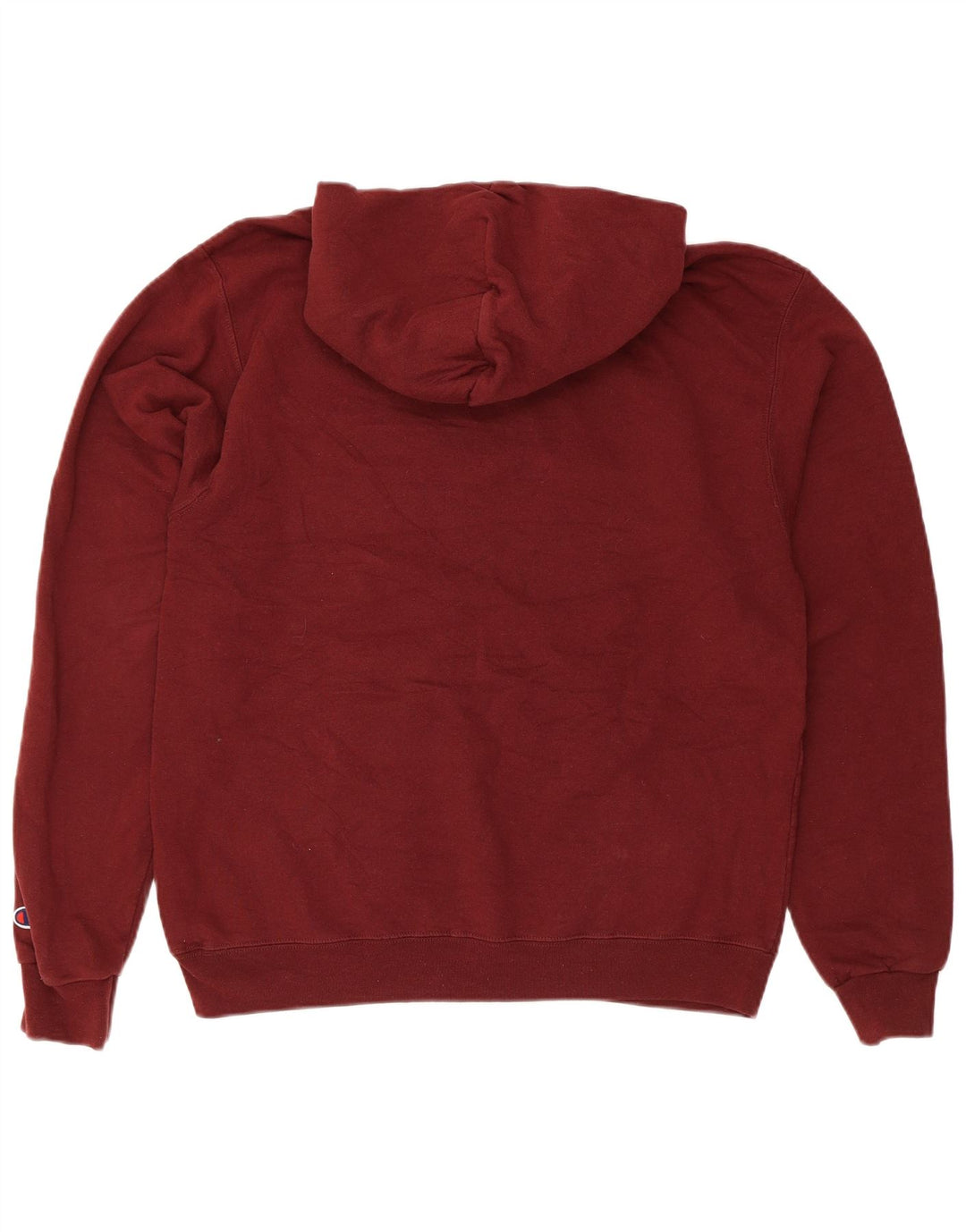 Champion Herre grafisk Regular Fit Hoodie Jumper Medium Maroon College