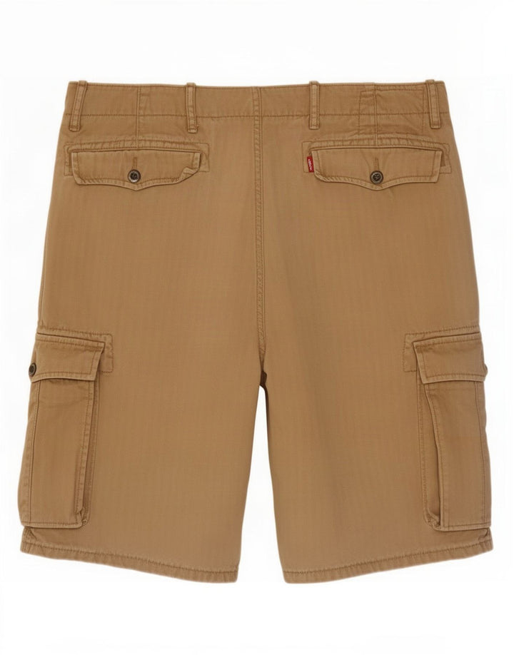 Levi's Herre Cargo Shorts Large W34 Beige Bomuld