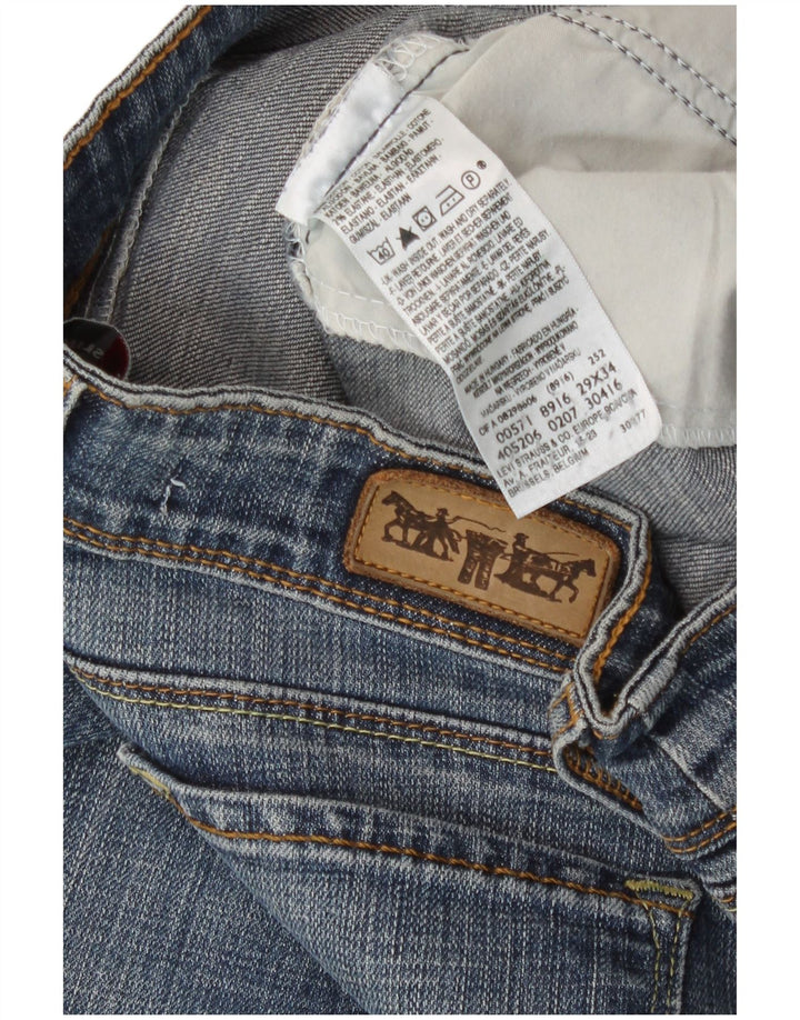 Levi's Dame 571 Slim Jeans W29 L31 Blå