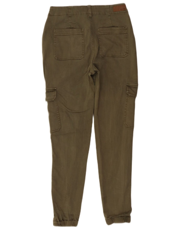Fat Face Dame jogger Cargo Bukser UK 10 Small W28 L27 Grøn Bomuld
