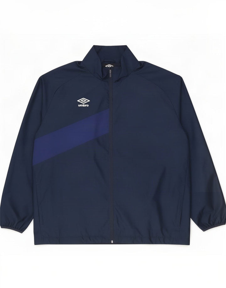 Umbro Træningsdragt til mænd Topjakke 3XL Marineblå Colourblock Polyester