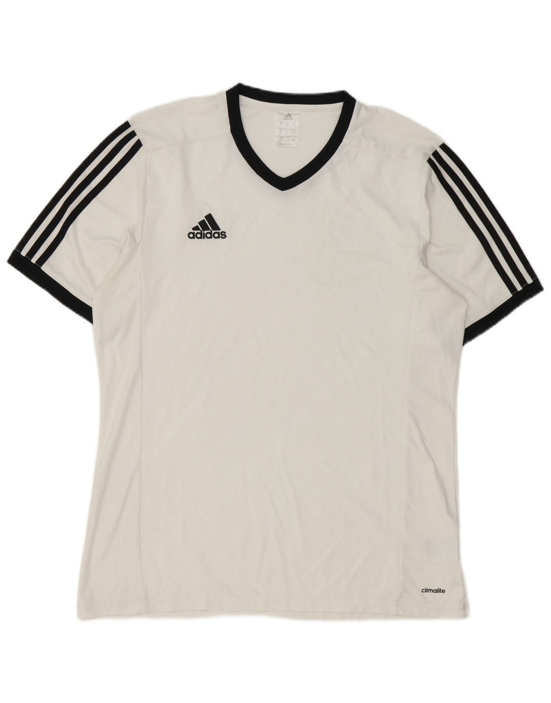 Adidas Herre Climalite T-Shirt Top Stor Hvid Polyester