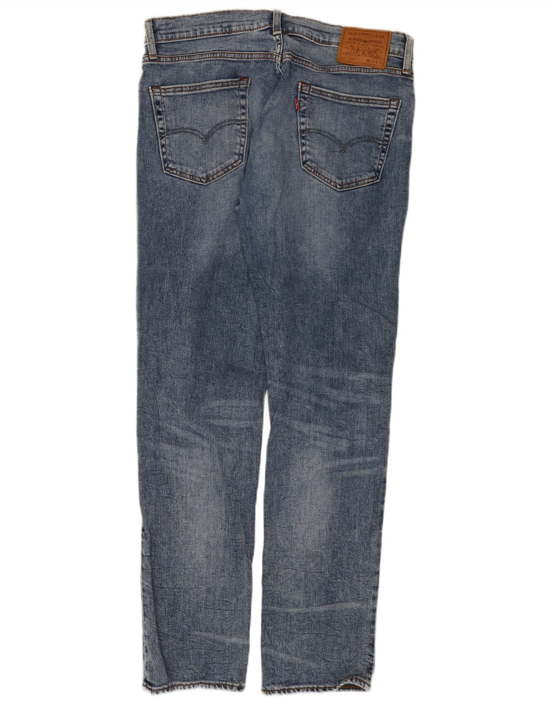 Levi's Herre 511 Slim Jeans W34 L32 Blå Bomuld