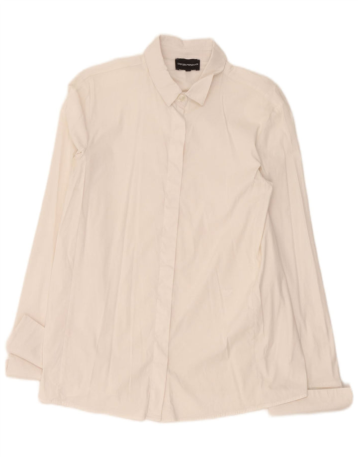 Emporio Armani Formel skjorte til kvinder IT 44 Medium White