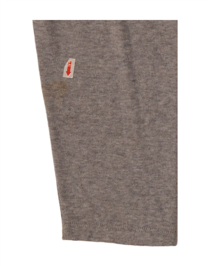 Marks & Spencer Dame Grafisk Oversized Hoodie Jumper UK 16 Large Grå