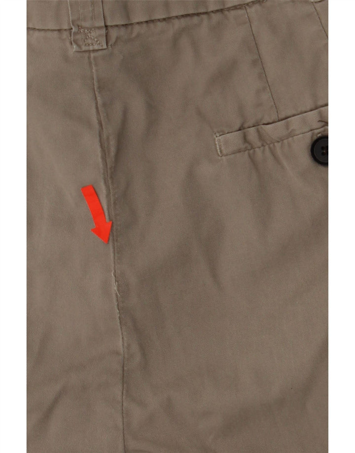 ZARA Womens Pegged Chino Trousers Small W26 L28 Grey Cotton Vintage Zara and Second-Hand Zara from Messina Hembry 