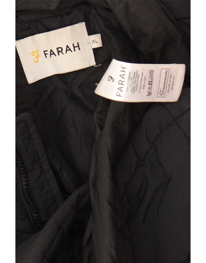 Farah Polstret jakke til mænd UK 42 XL Grå polyamid