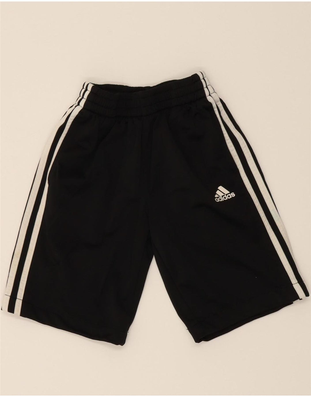 ADIDAS Boys Sport Shorts 10-11 Years Medium Black Polyester Vintage Adidas and Second-Hand Adidas from Messina Hembry 