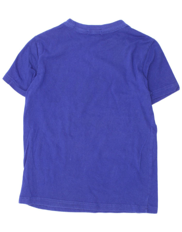 Polo Ralph Lauren Boys T-Shirt Top 6-7 Years Blue Cotton