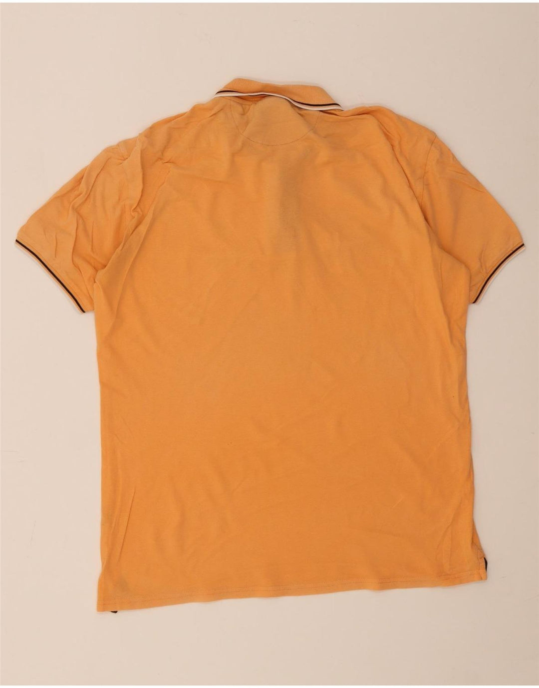 Champion herre poloshirt XL orange stribet