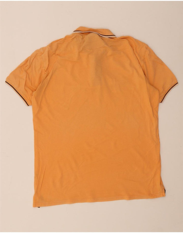 Champion herre poloshirt XL orange stribet