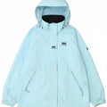 Helly Hansen Regnjakke med hætte til kvinder UK 18 XL Blå Polyester