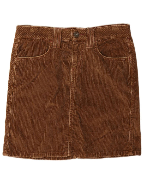 Levi's Dame Mini Corduroy Nederdel US 3 Small W30 Brun Bomuld