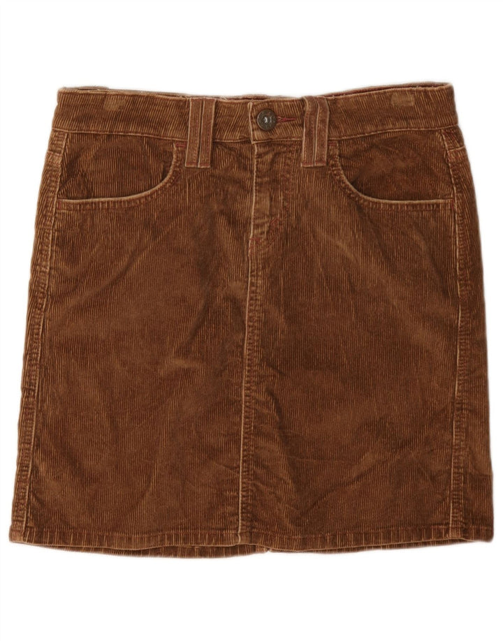 Levi's Dame Mini Corduroy Nederdel US 3 Small W30 Brun Bomuld