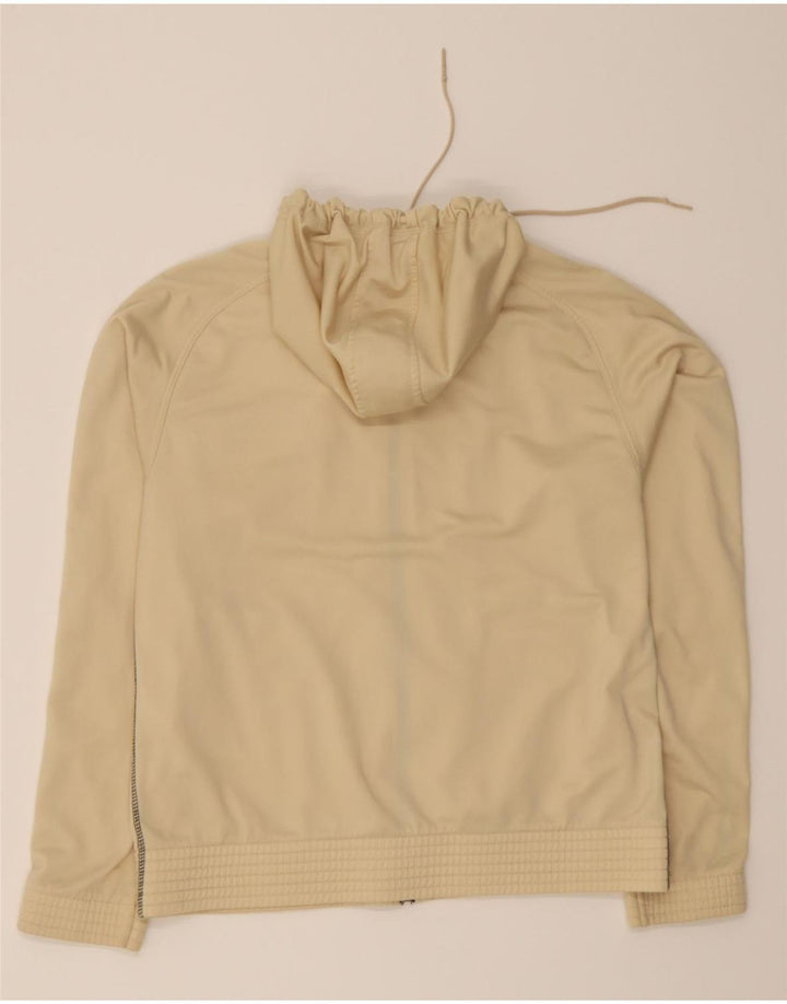 PUMA Womens Zip Hoodie Sweater UK 14 Large Beige Polyester Vintage Puma and Second-Hand Puma from Messina Hembry 