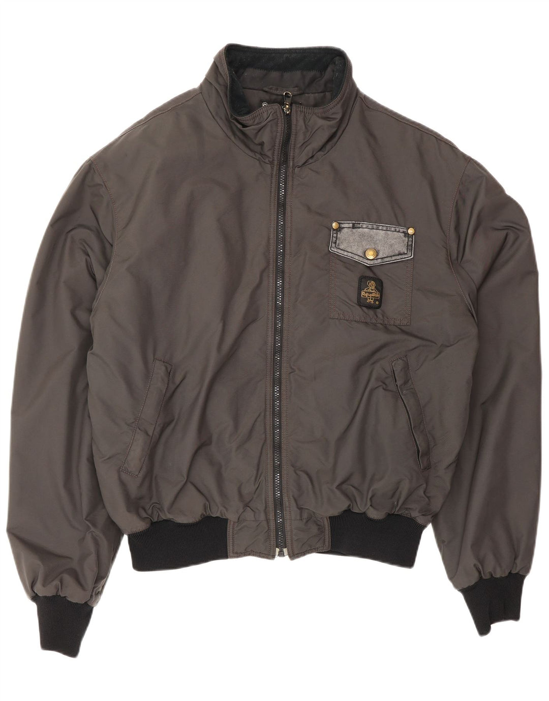 Refrigiwear Herre Bomber Jacket UK 40 Large Grey Colourblock