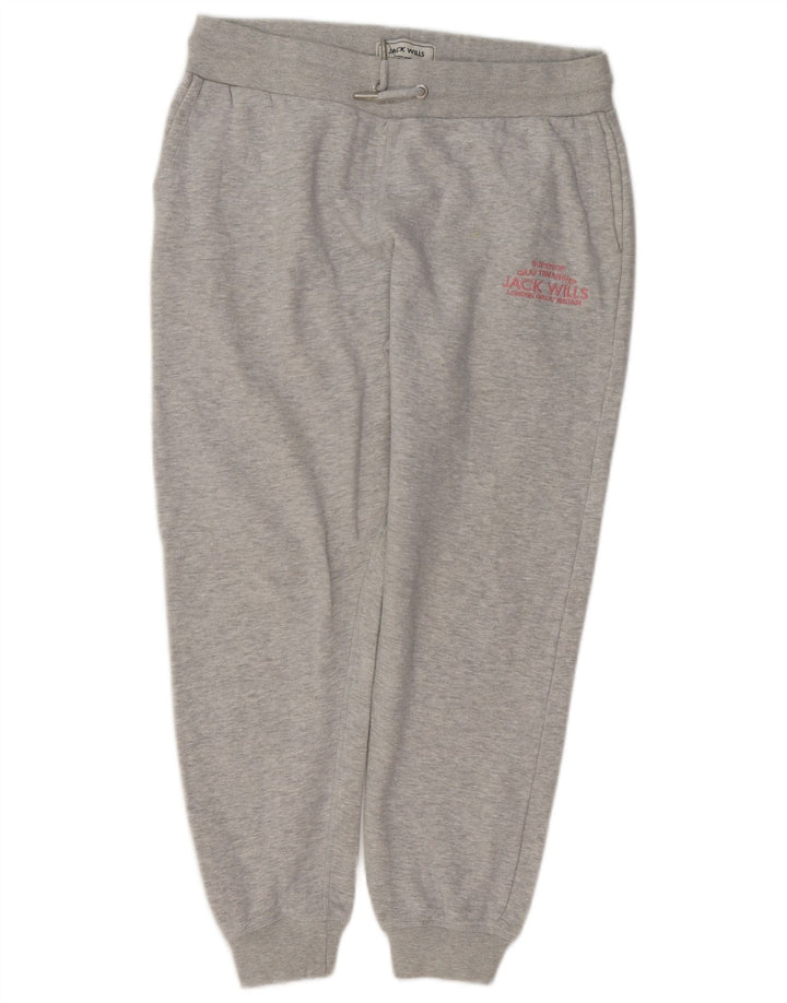 JACK WILLS Træningsdragt til kvinder Joggers UK 14 Medium Grey Bomuld