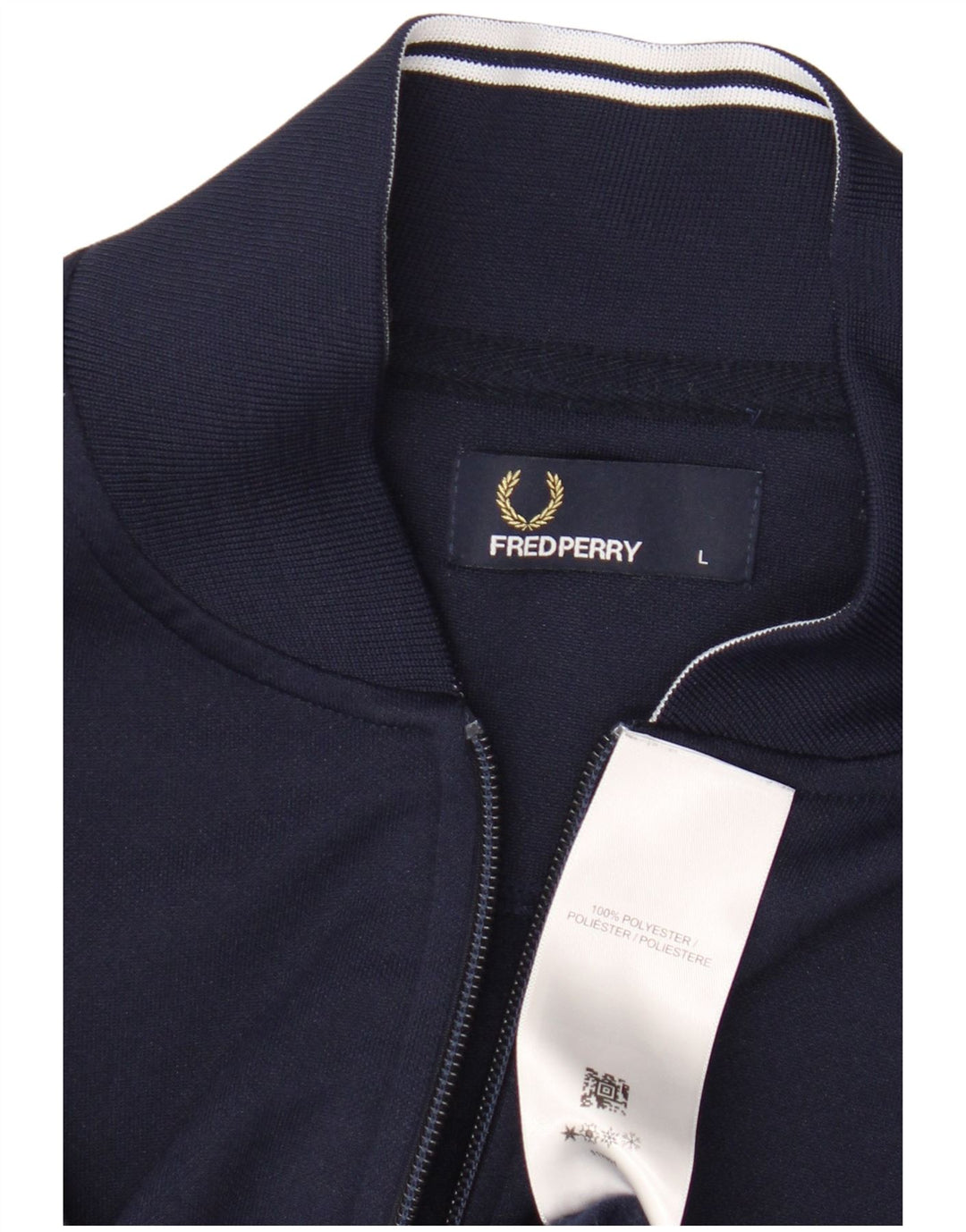 Fred Perry Herre træningsdragt Topjakke Stor marineblå polyester