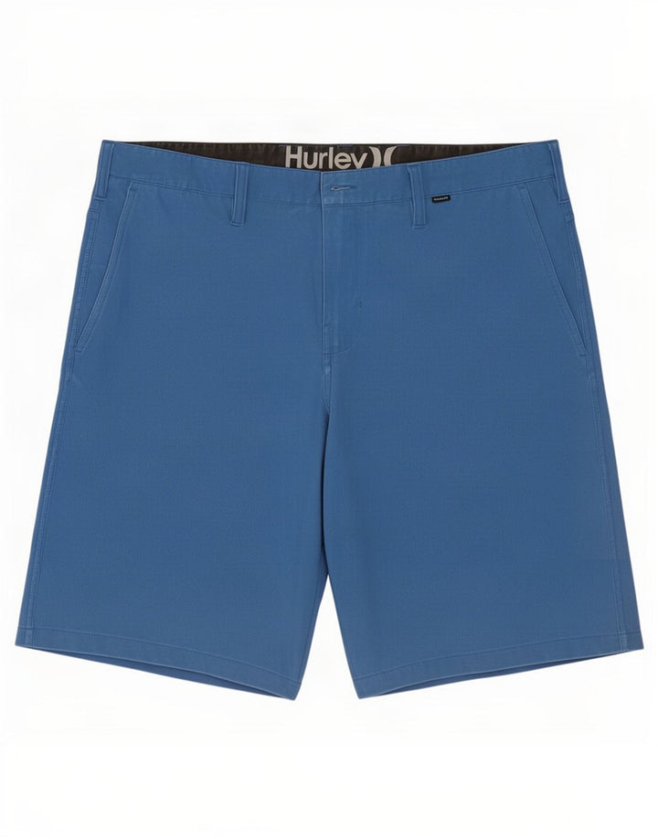 Hurley Herre Chino Shorts Large W36 Blå Polyester