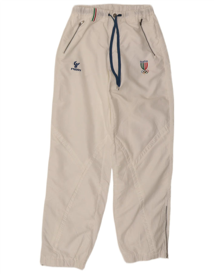 Freddy Womens Italia Træningsdragt Bukser Joggers Medium White Polyester