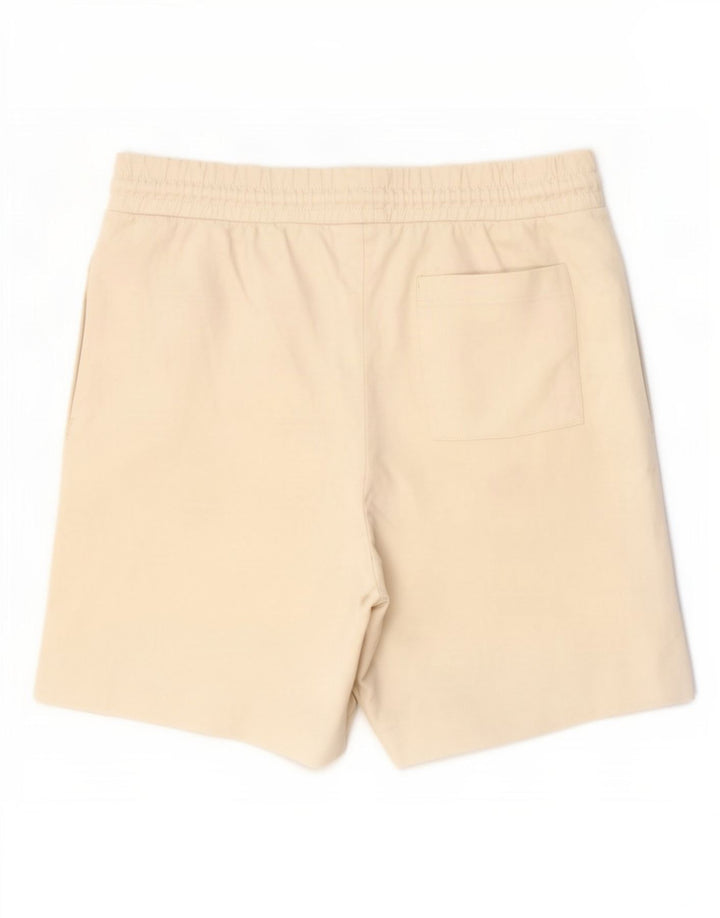 Zara Herre Sportshorts XL Beige Bomuld