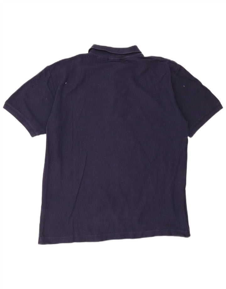 FILA Poloshirt til mænd Stor marineblå bomuld