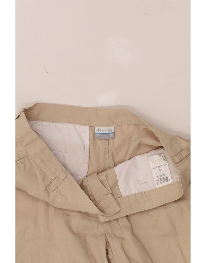COLUMBIA Mens Cargo Shorts W36 Large Beige Cotton Vintage Columbia and Second-Hand Columbia from Messina Hembry 