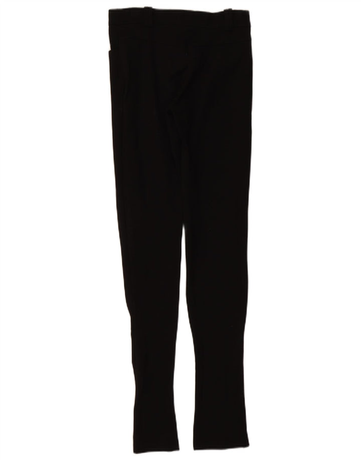 ZARA Skinny Casual Bukser til kvinder XS W24 L32 Sort Syntetisk