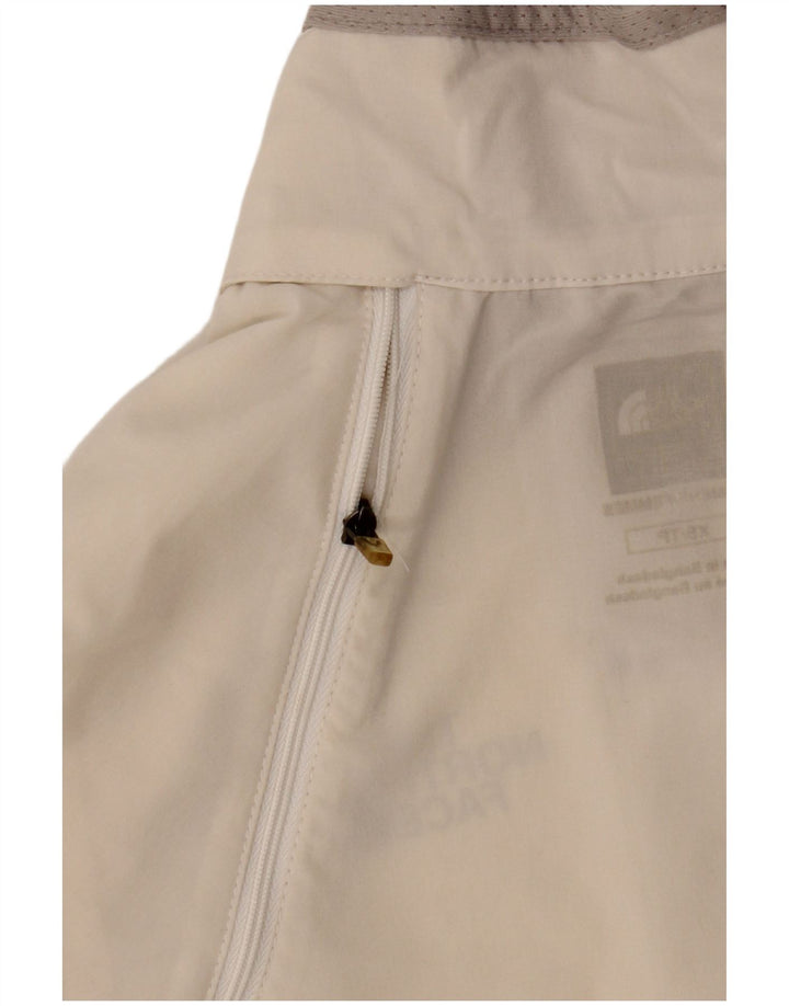 THE NORTH FACE Womens Crop træningsdragt topjakke UK 6 XS White Colourblock