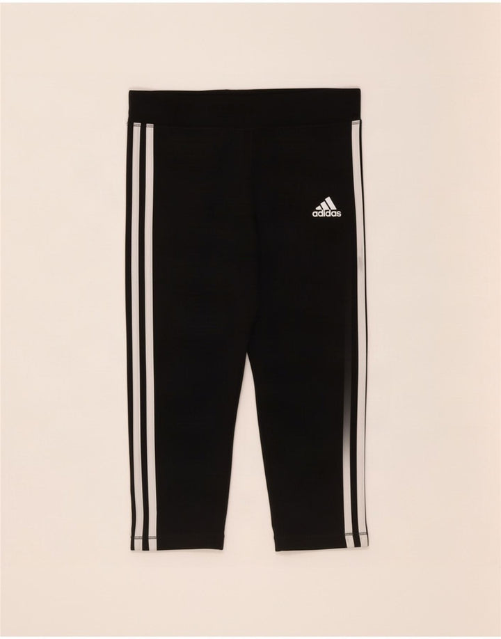 Adidas Girls Climalite Capri Leggings 14-15 år Sort polyester