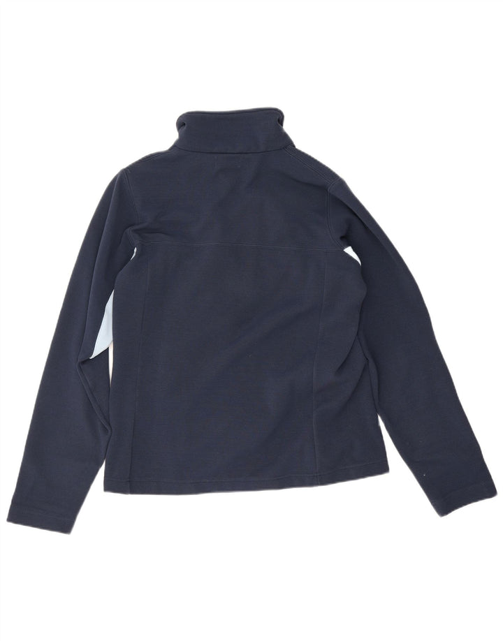 Kappa træningsdragt topjakke til kvinder UK 14 Medium Navy Blue Colourblock