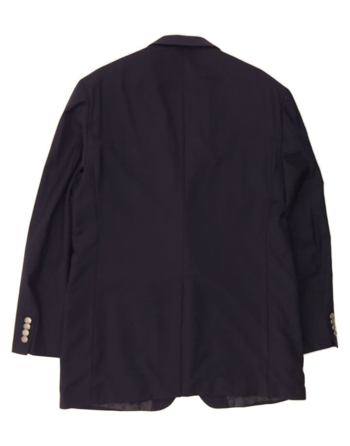 MICHAEL KORS Mens 2 Button Blazer Jacket UK 42 XL Navy Blue Wool Vintage Michael Kors and Second-Hand Michael Kors from Messina Hembry 