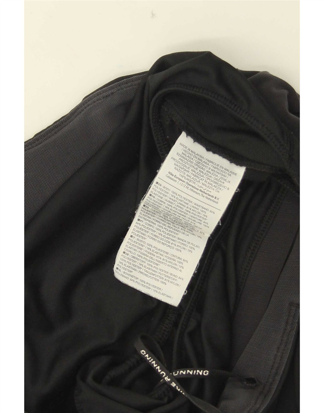 Nike løbesportsshorts til kvinder UK 12 Medium Sort Polyester