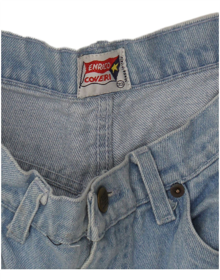 Enrico Coveri Womens Cropped Jeans W33 L25 Blå